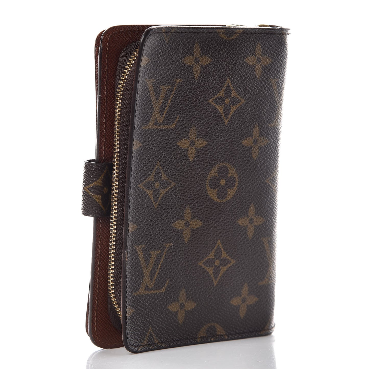 Monogram Zipped Papers Wallet
