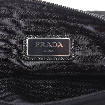 Prada Tessuto Nylon Saffiano Belt Bag Black 6 of 7