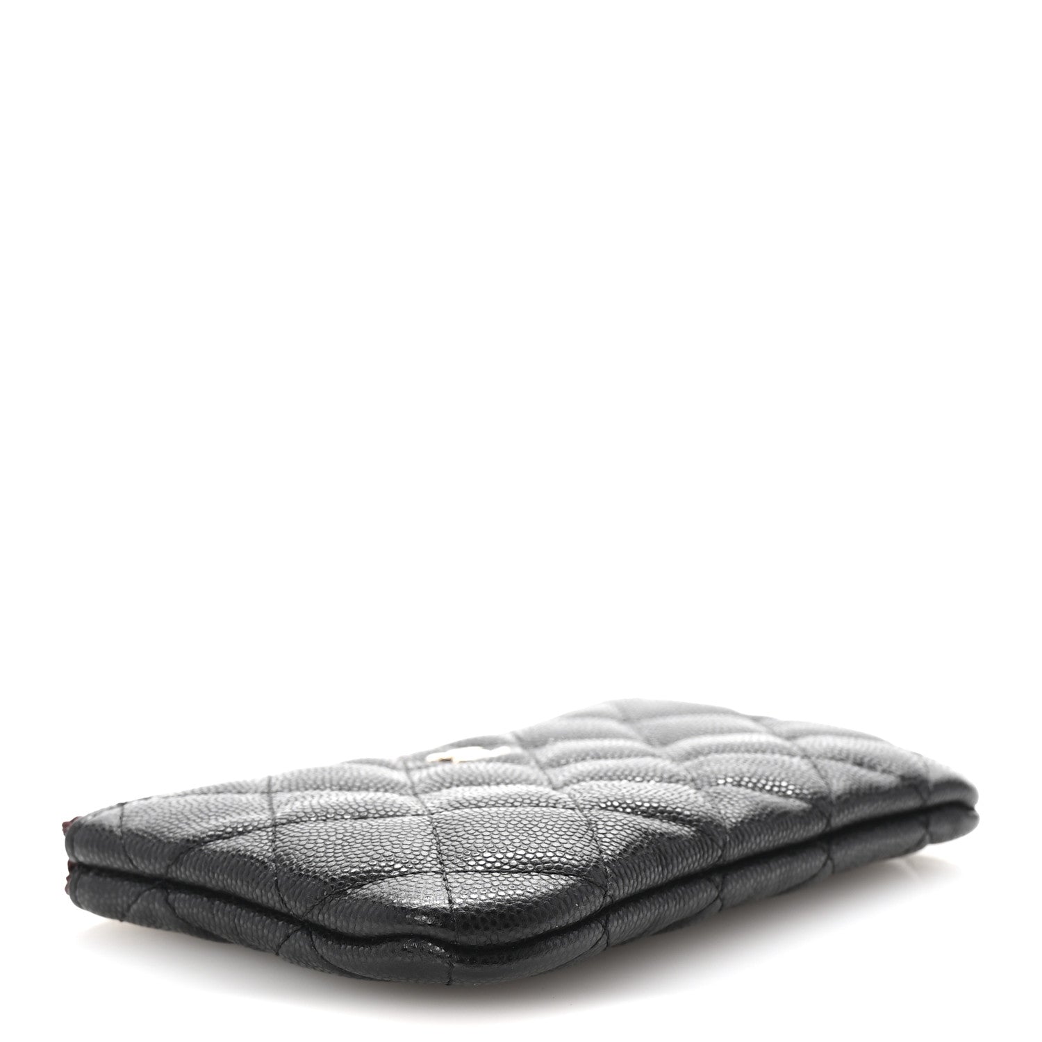 Chanel Caviar Quilted Small Cosmetic Case Black 4 of 7