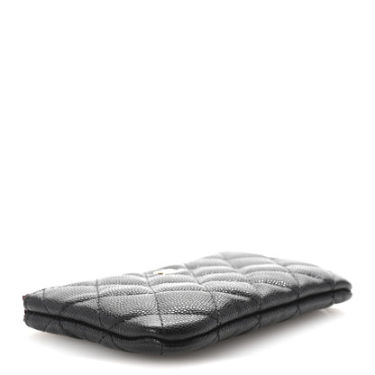 Chanel Caviar Quilted Small Cosmetic Case Black 4 of 7