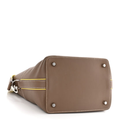 Hermes Swift Verso Toolbox 20 Etoupe Lime 4 of 10