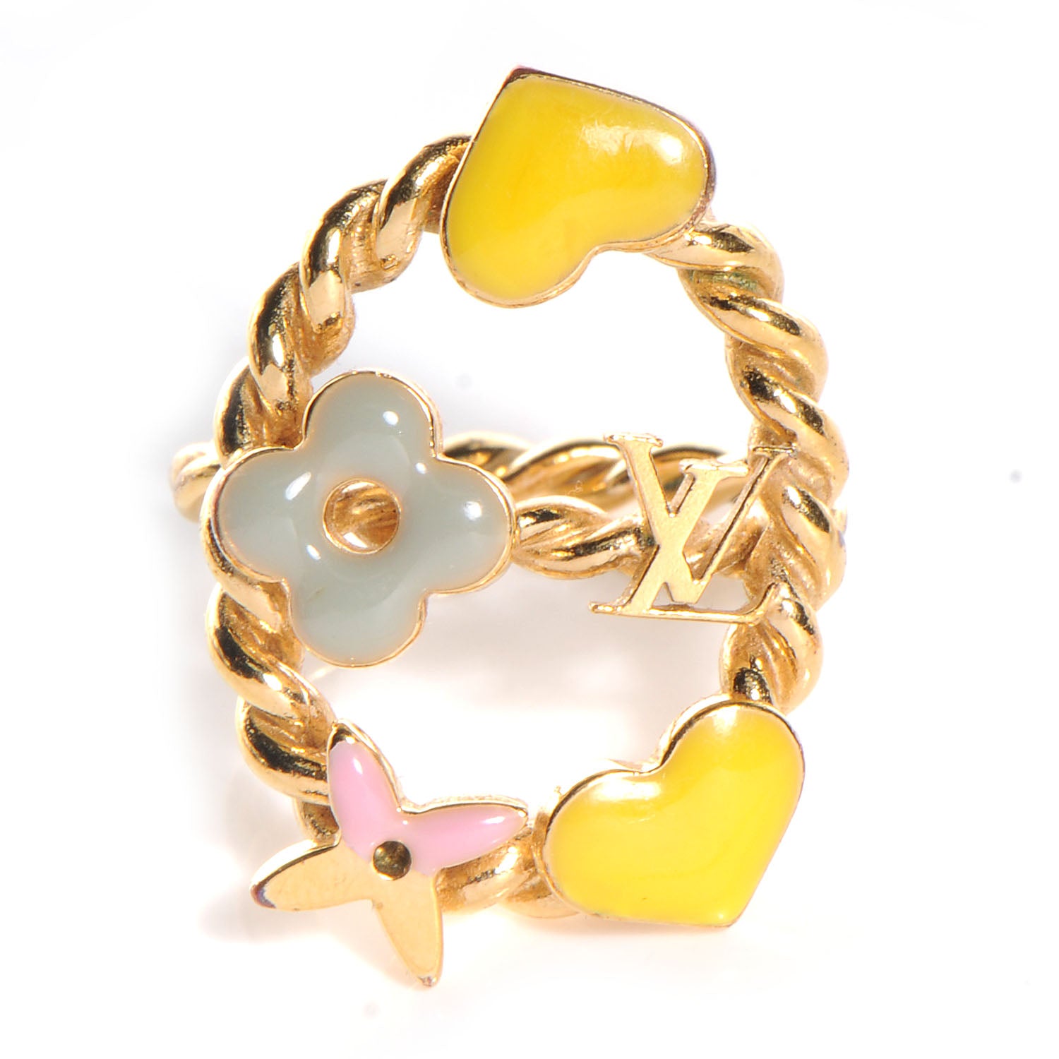 Louis Vuitton Sweet Monogram Coeurs Ring 5 1 of 5