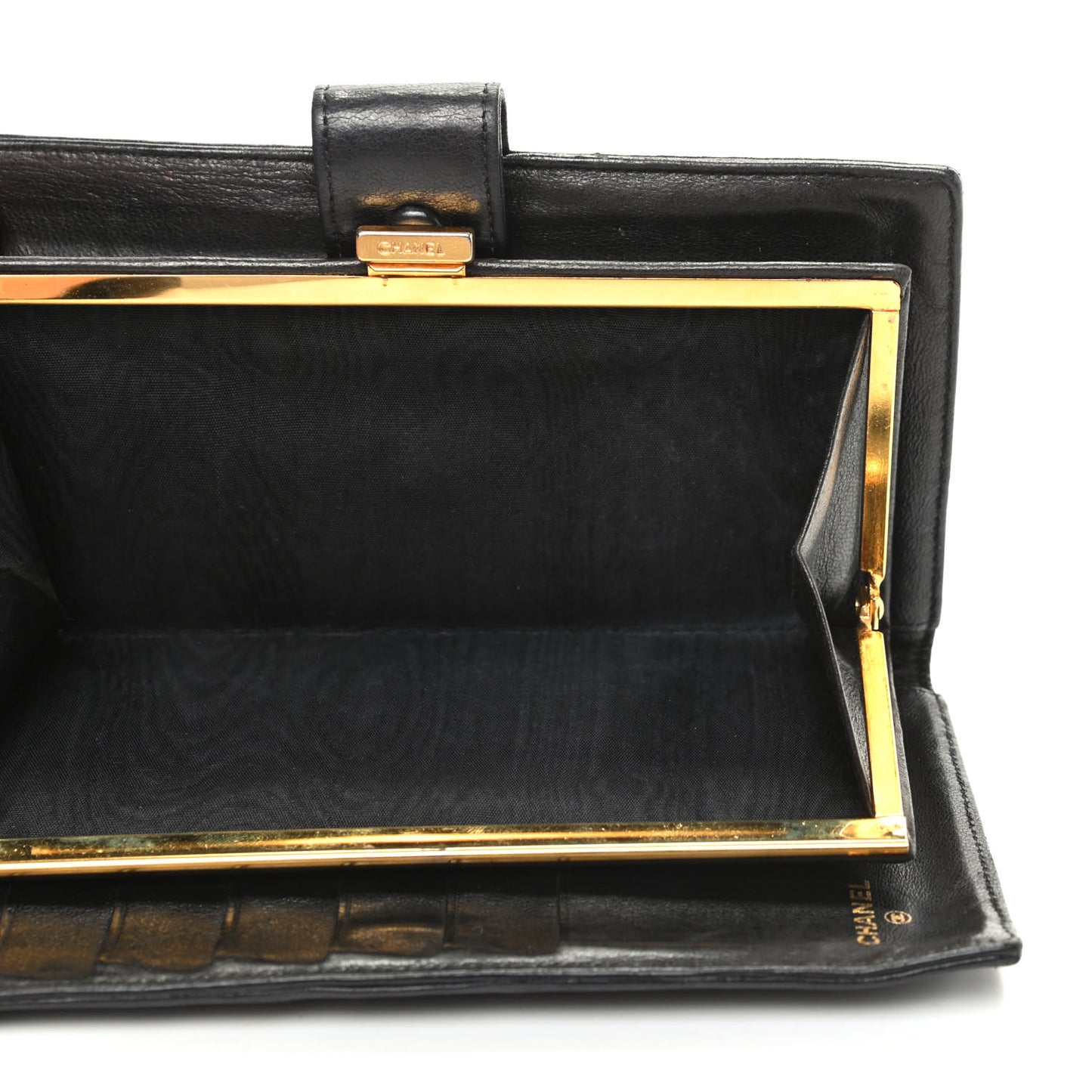 Lambskin Timeless CC French Wallet Black