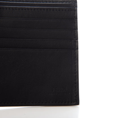 Fendi Vitello Century Monster Eyes Bi-fold Wallet Black 6 of 6
