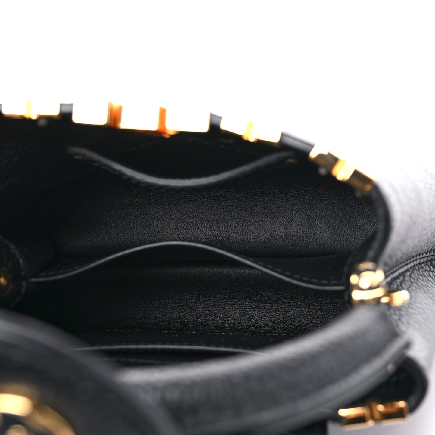 Taurillon Embellished Flower Crown Capucines Mini Black