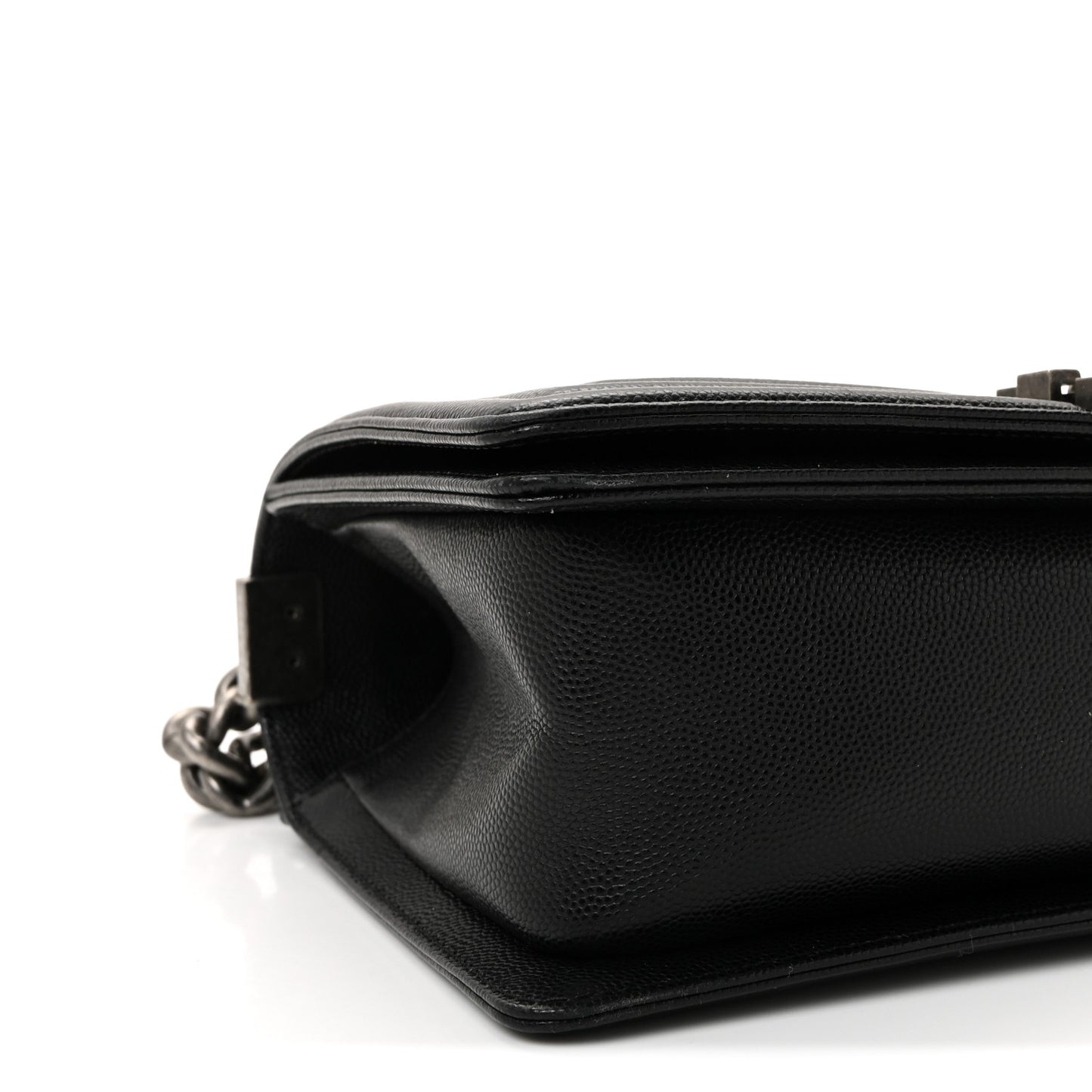 Caviar Quilted Medium Boy Flap Black