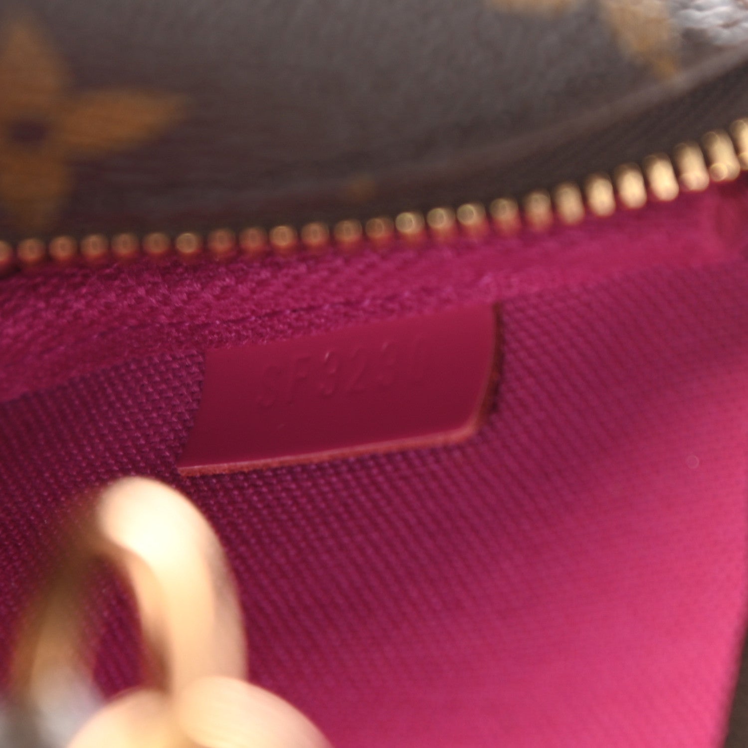 Louis Vuitton Monogram 2020 Christmas Animation Roller Coaster Mini Pochette Accessories Pivoine 6 of 7