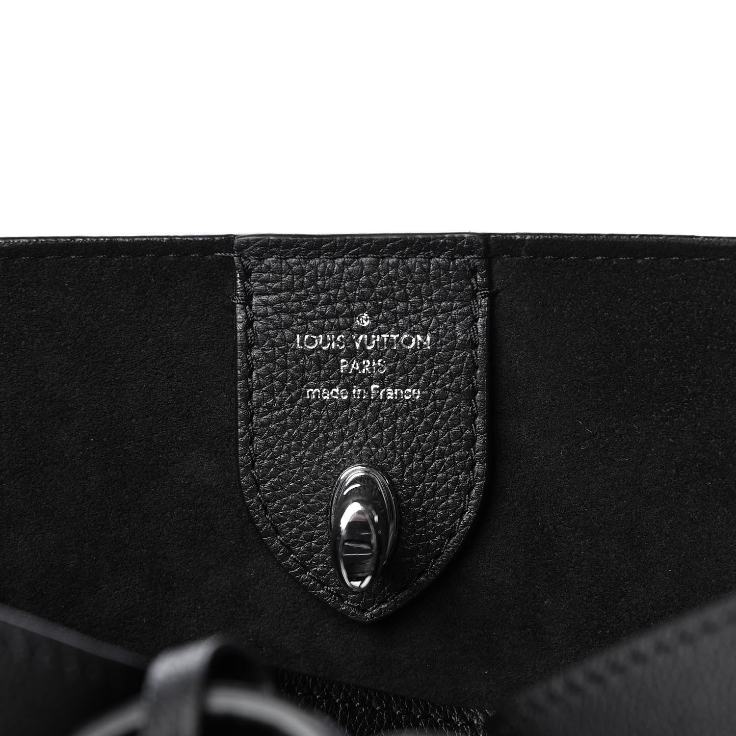 Louis Vuitton Calfskin Lockme Go Tote Black 6 of 11