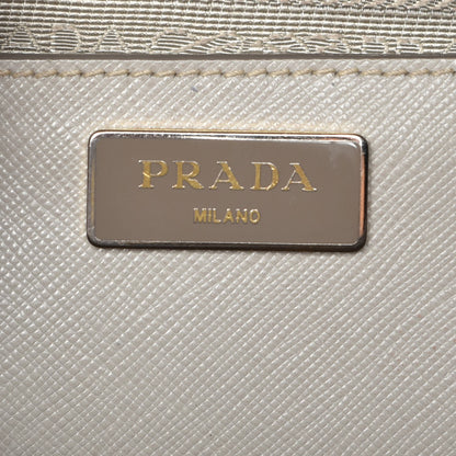 Prada Saffiano Medium Galleria Double Zip Tote Pomice 8 of 10