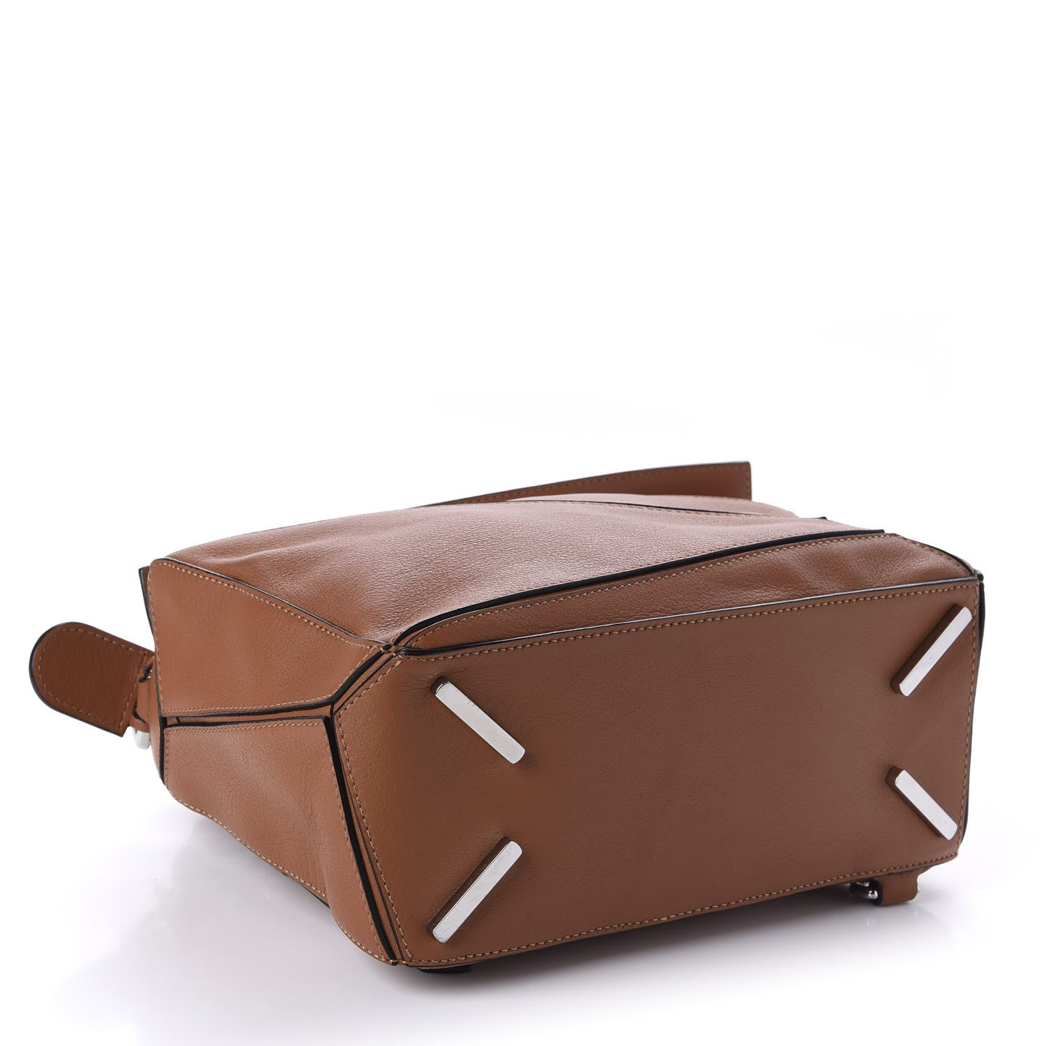 Loewe Calfskin Small Puzzle Bag Tan 4 of 9