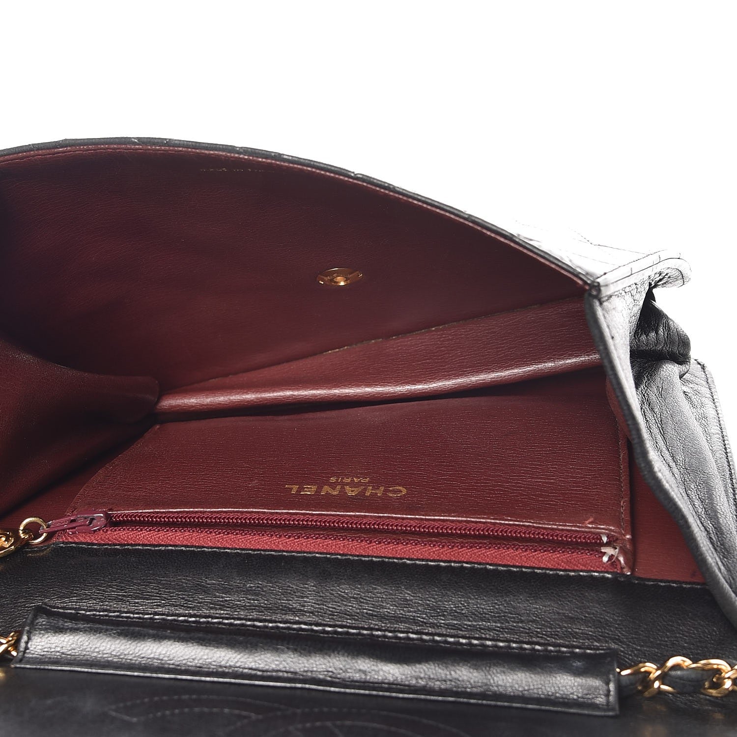 Chanel Lambskin Quilted Small Single Flap Black 5 of 9