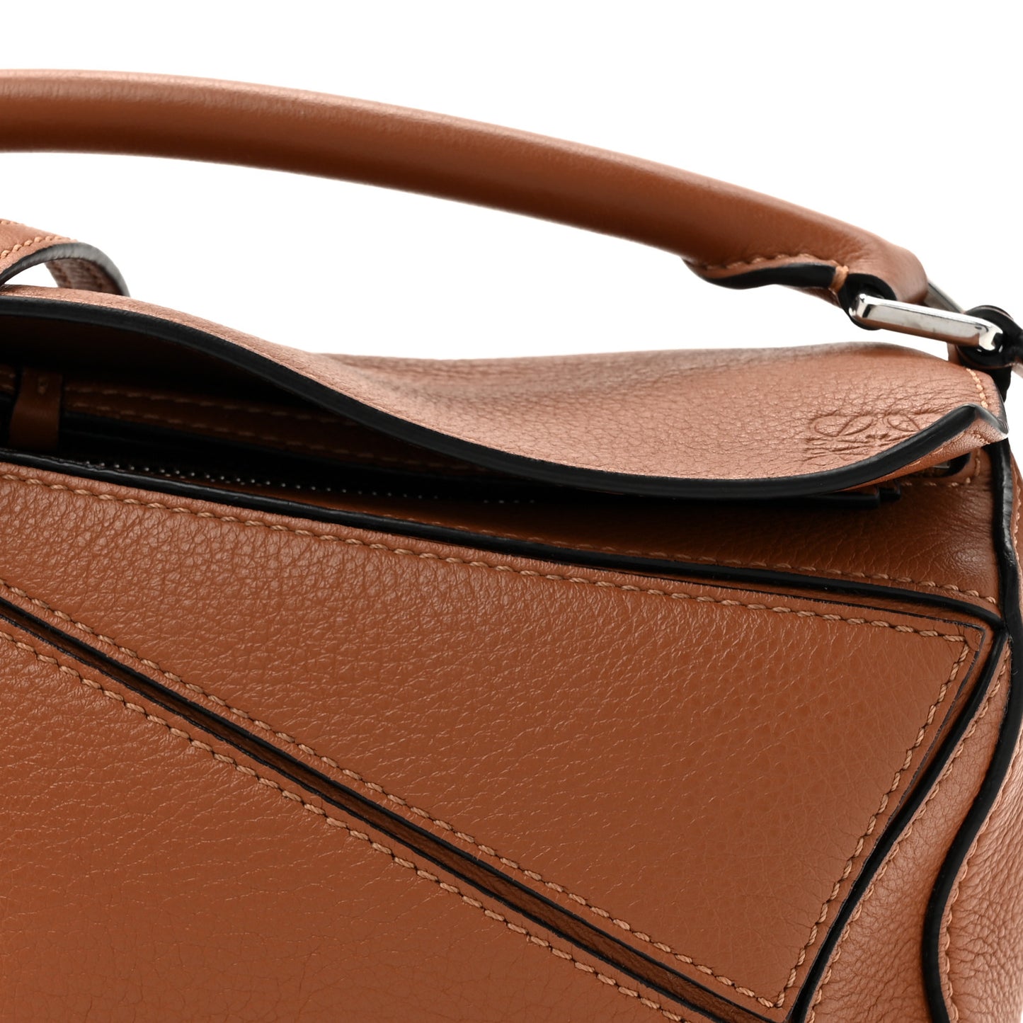 Calfskin Mini Puzzle Bag Tan