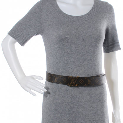 Louis Vuitton Monogram LV Initiales Belt 85 34 2 of 5