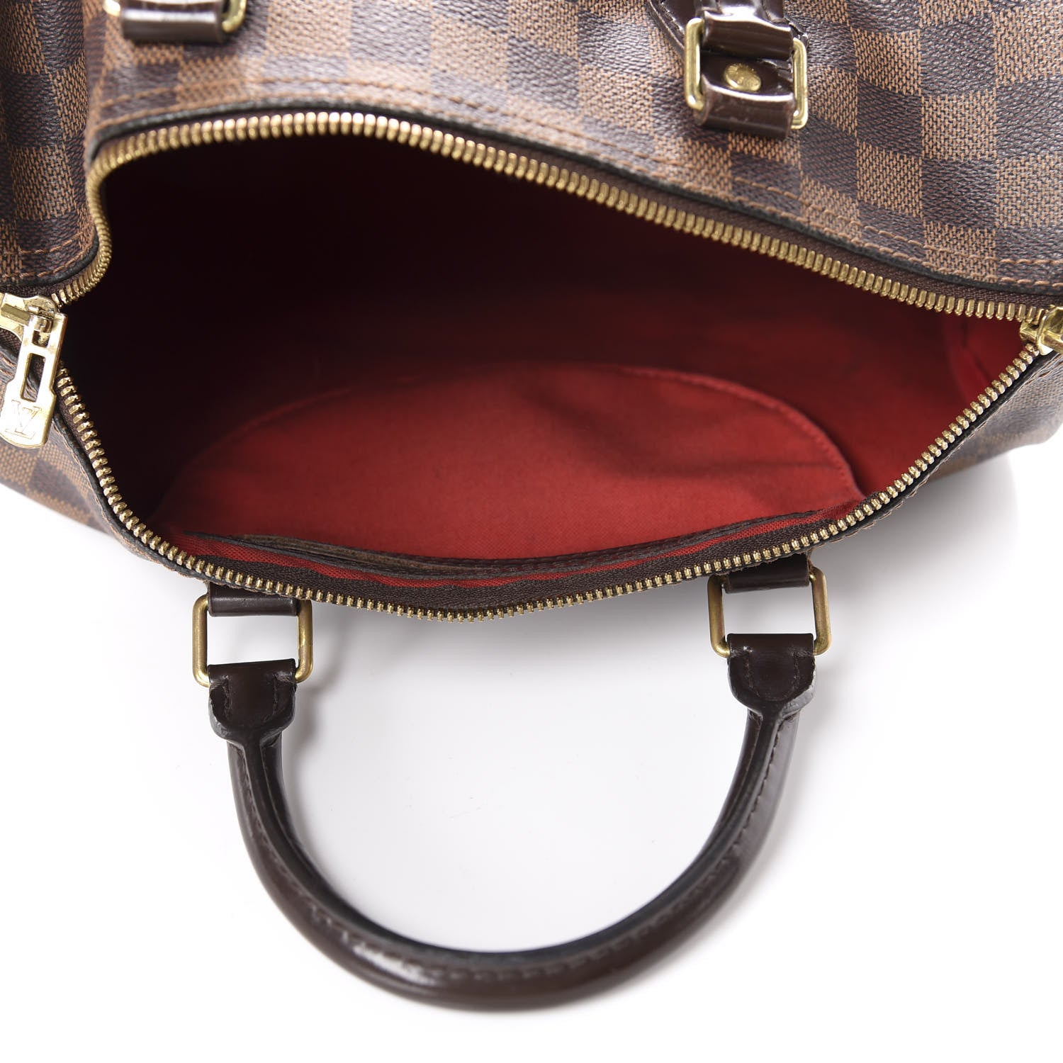 Louis Vuitton Damier Ebene Speedy Bandouliere 30 6 of 12