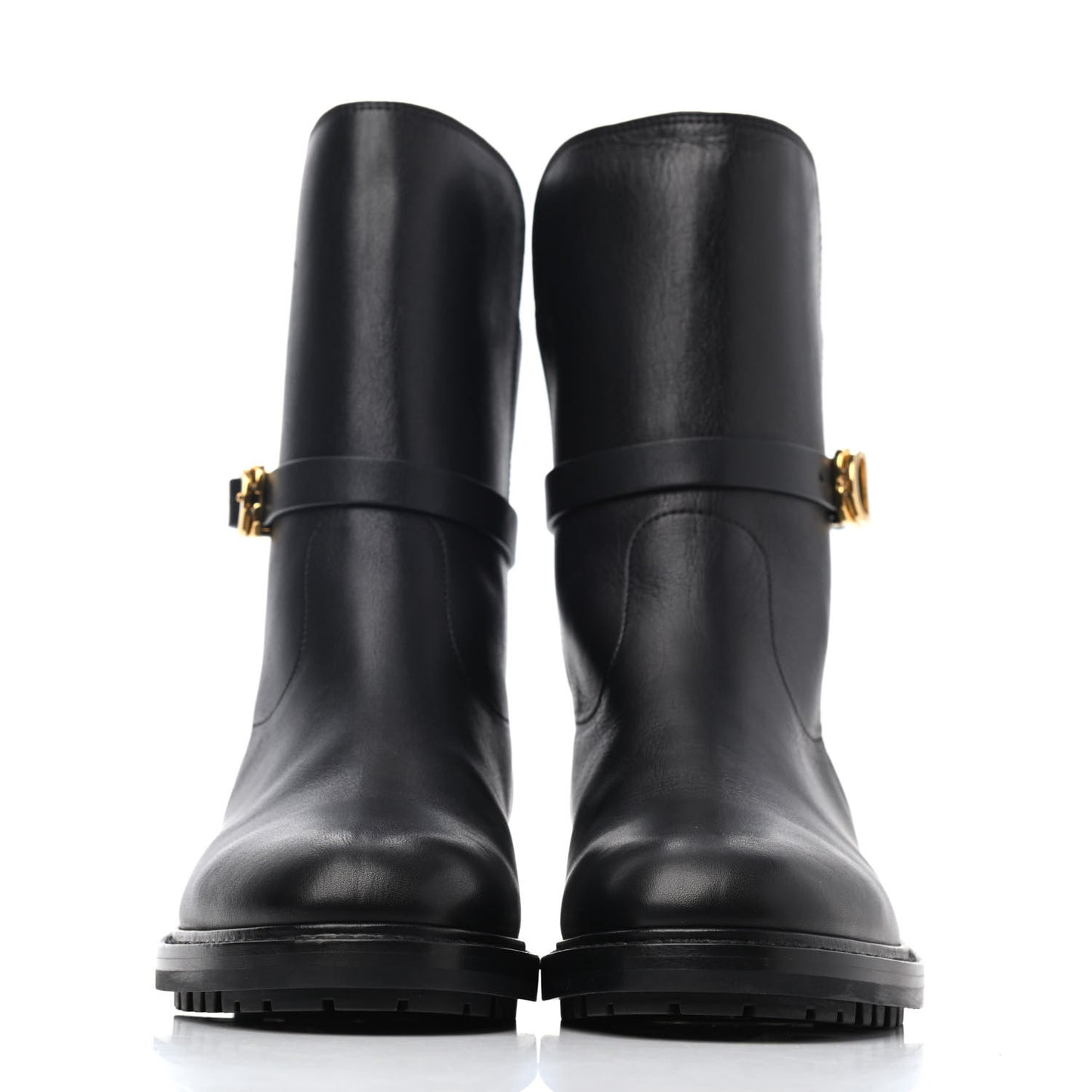 Calfskin Empreinte Ankle Boot 38.5 Black