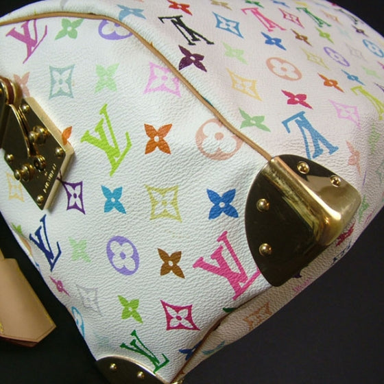 Louis Vuitton Monogram Multicolor Speedy 30 White 7 of 12