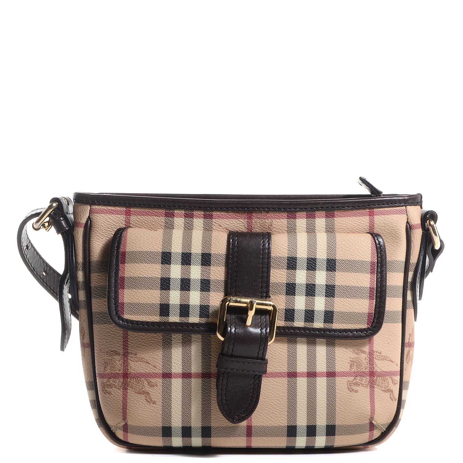 Burberry Haymarket Check Ganton Satchel 1 of 8