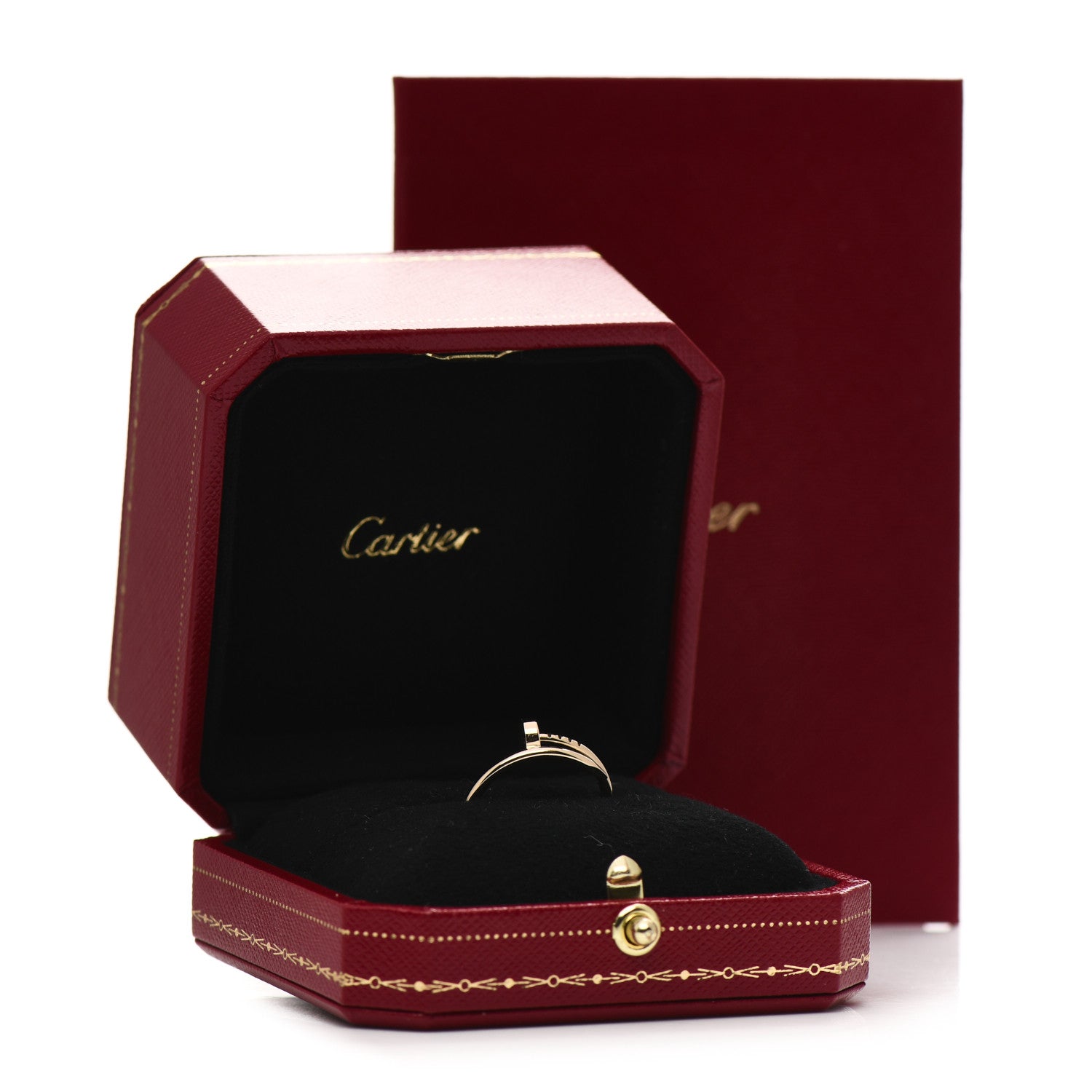 Cartier 18K Yellow Gold Small Juste Un Clou Ring 55 7.25 5 of 5