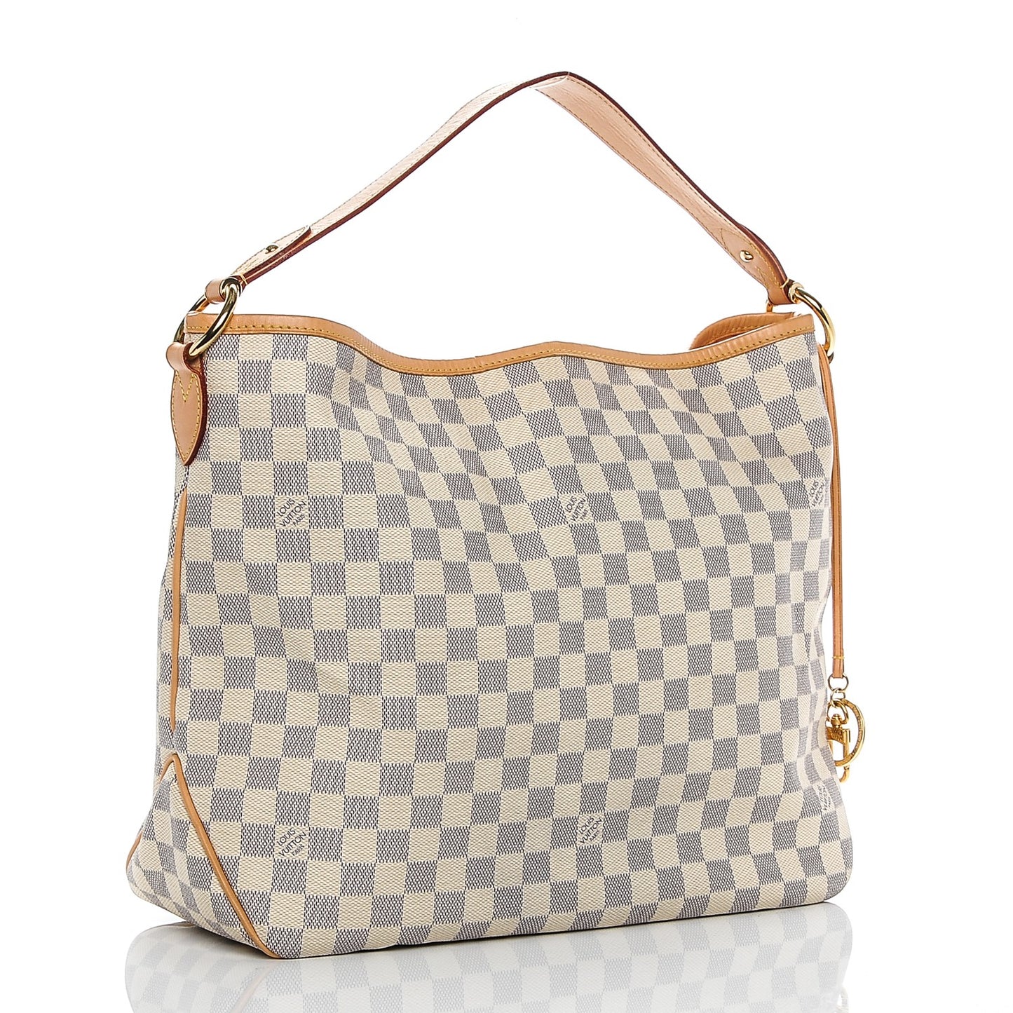 Damier Azur Delightful MM Rose Ballerine