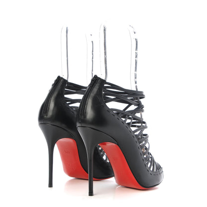 Christian Louboutin Kid Gortika 100 Strappy Sandals 38.5 Black 4 of 8