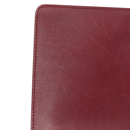 Chanel Calfskin Double Stitch Medium Boy Flap Burgundy 12 of 14