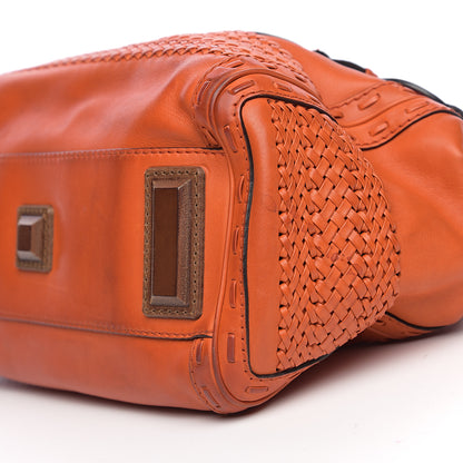 Gucci Calfskin Handmade Medium Top Handle Bag Orange 14 of 15