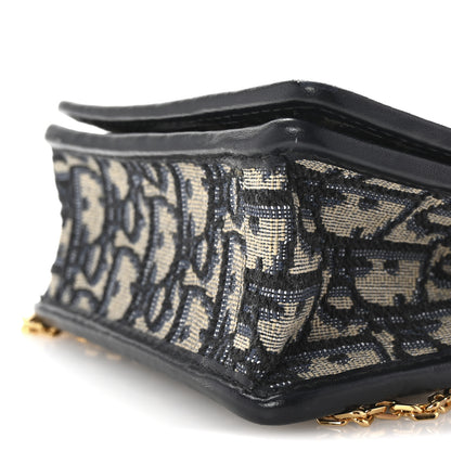 Christian Dior Oblique Nano 30 Montaigne Pouch Blue 10 of 10