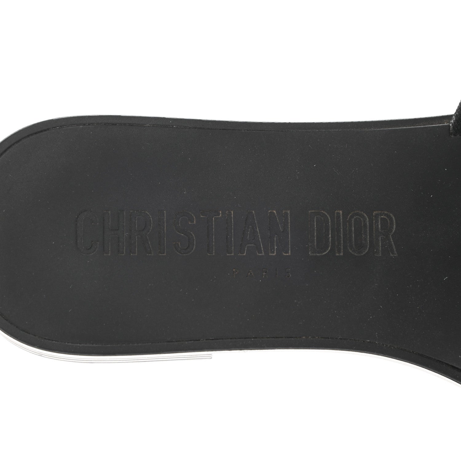 Christian Dior Technical Stretch Fabric Camouflage Dio(r)evolution Slide Sandals 38 Black Military 6 of 9