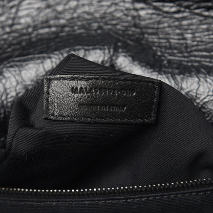 Saint Laurent Crinkled Calfskin Matelasse Monogram Medium Niki Chain Satchel Black 7 of 13