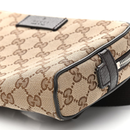 Gucci Monogram Belt Bag Dark Brown 10 of 11