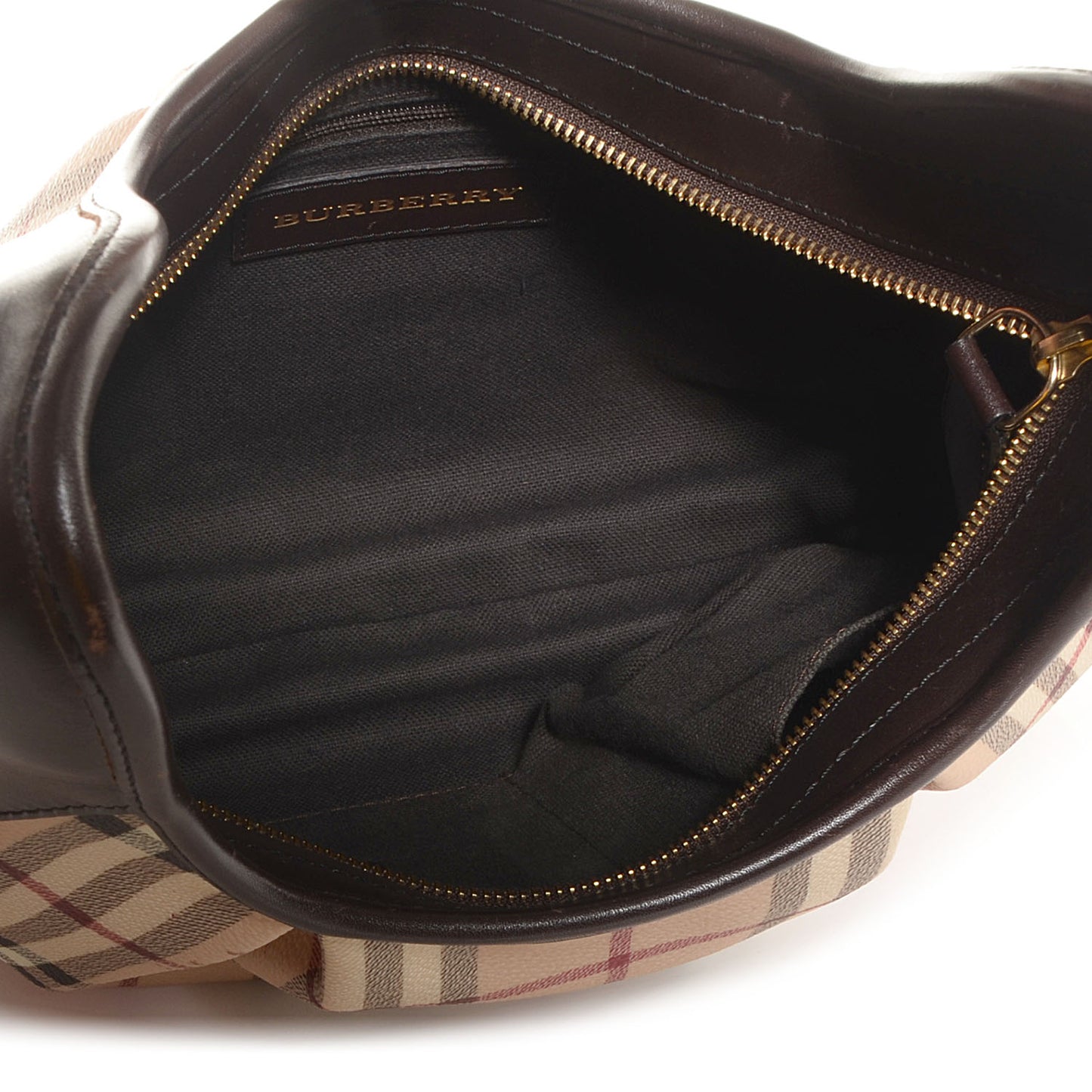 Haymarket Check Small Brooklyn Hobo Brown