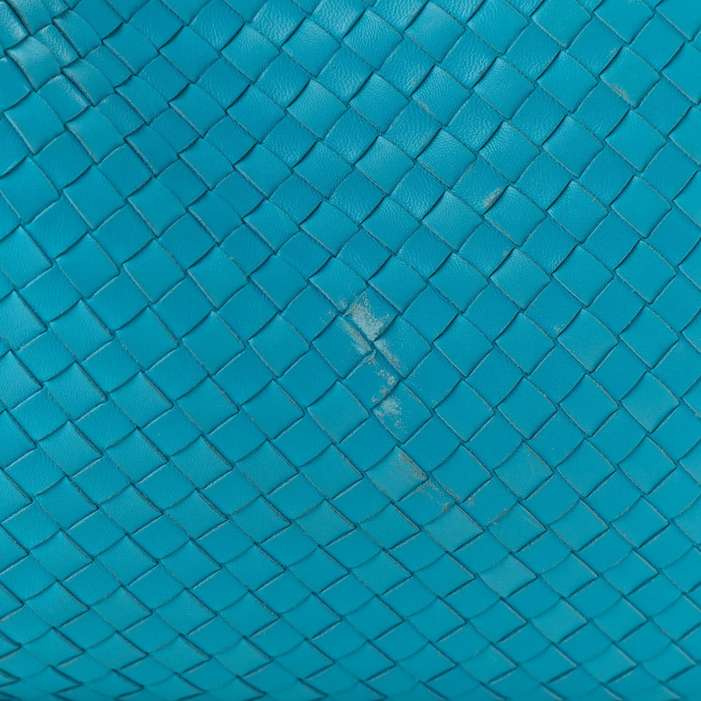 Nappa Intrecciato Large Veneta Hobo Turquoise