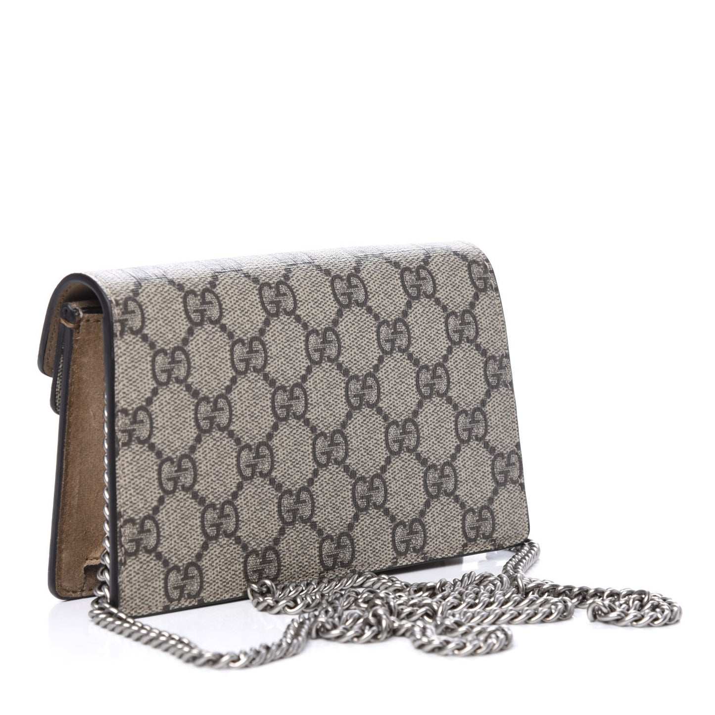 GG Supreme Monogram Super Mini Dionysus Shoulder Bag Taupe