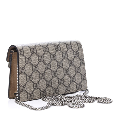 Gucci GG Supreme Monogram Super Mini Dionysus Shoulder Bag Taupe 4 of 10
