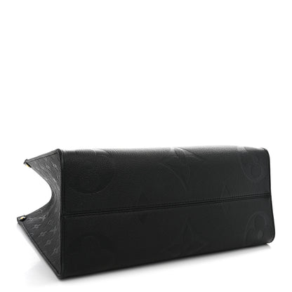 Louis Vuitton Empreinte Monogram Giant Onthego MM Black 4 of 10