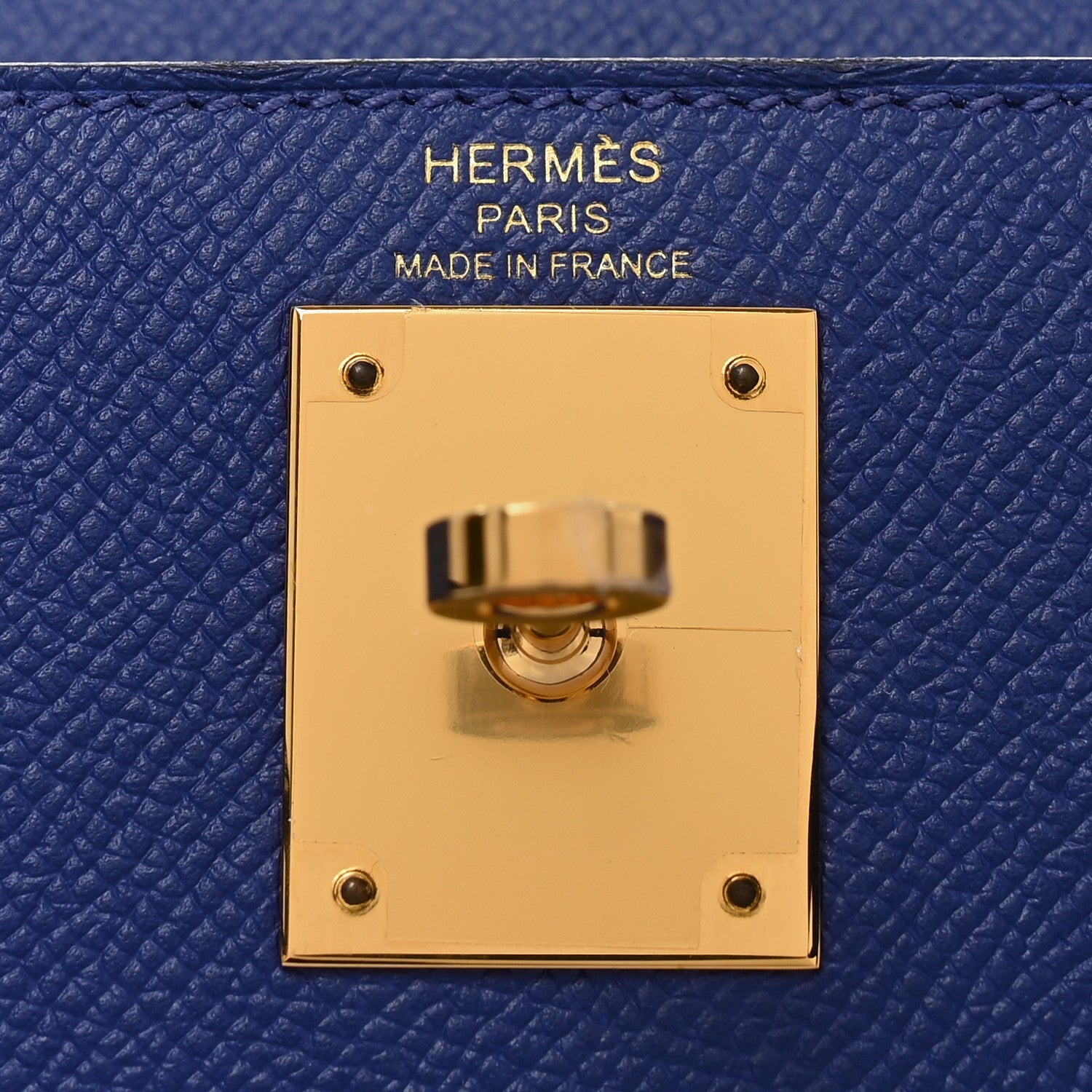 Hermes Epsom Kelly Sellier 28 Bleu Electrique 5 of 9