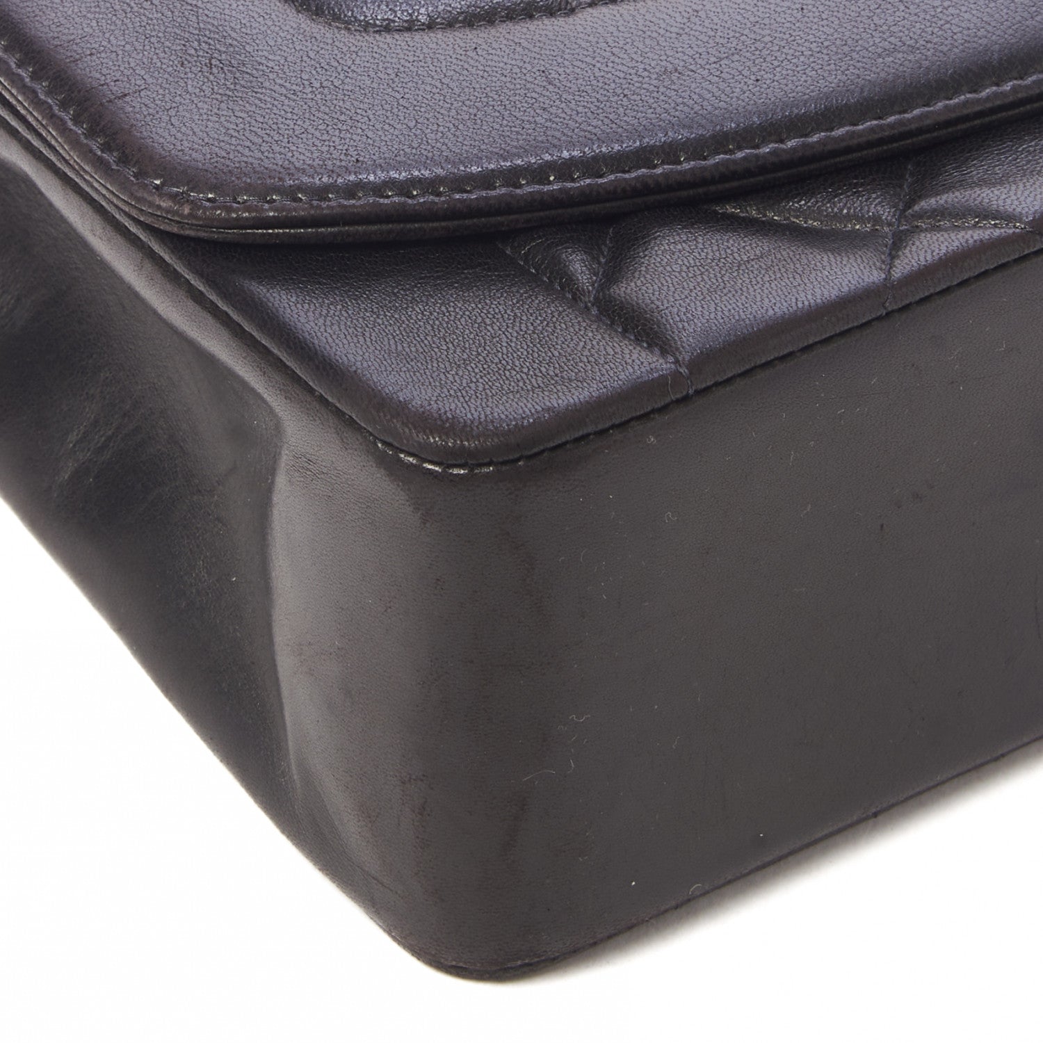 Chanel Lambskin Quilted Medium Single Flap Black 6 of 10