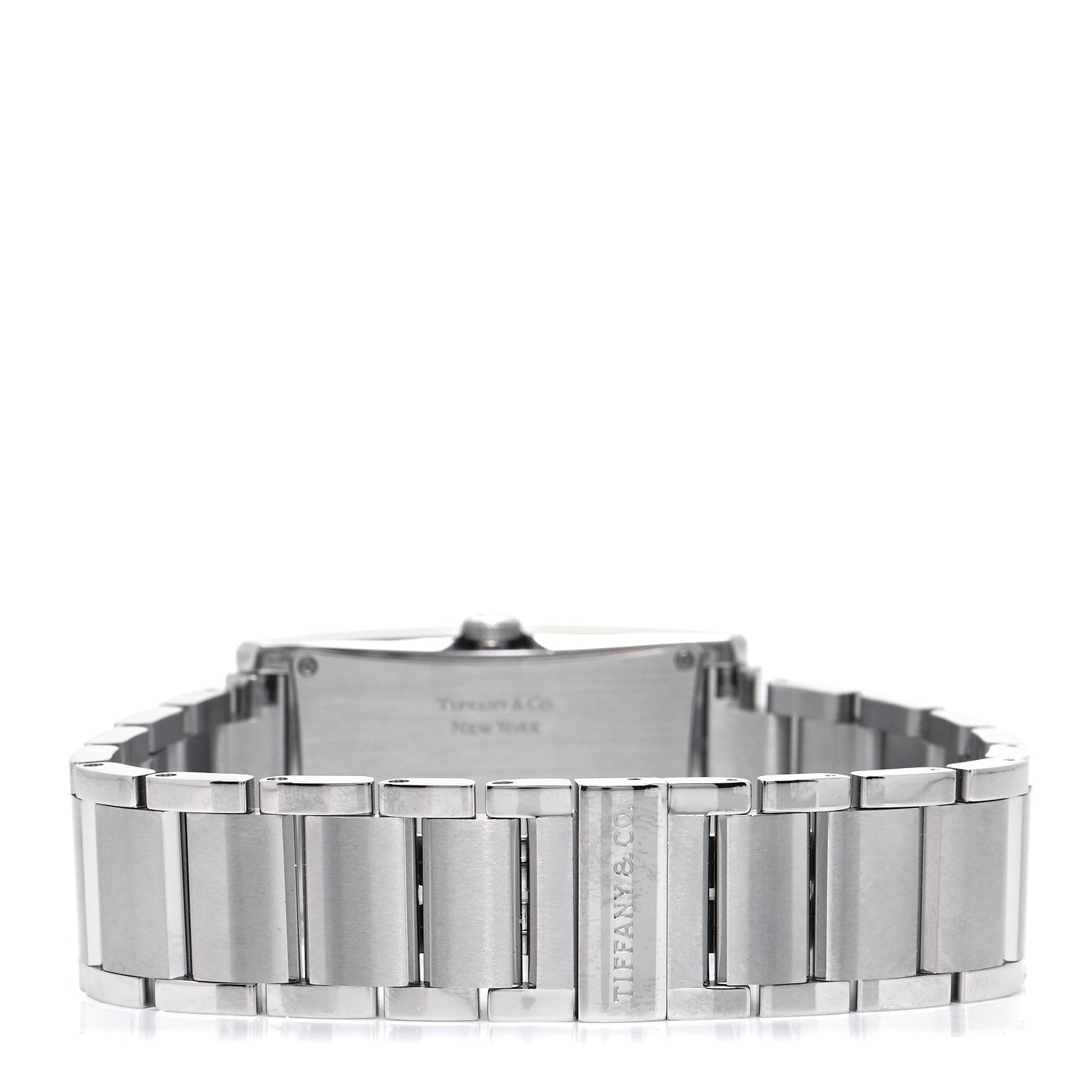 Tiffany Stainless Steel 25mm East West Quartz Watch 2 of 4
