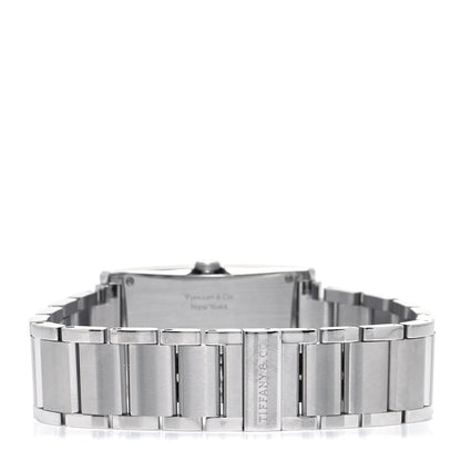 Tiffany Stainless Steel 25mm East West Quartz Watch 2 of 4