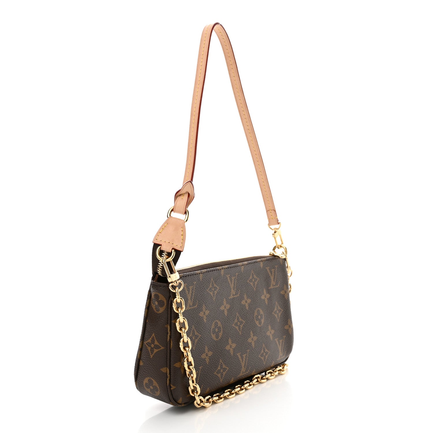 Louis Vuitton Monogram Chain Pochette Accessories 3 of 12