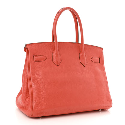 Hermes Taurillon Clemence Birkin 30 Bougainvillea 3 of 15