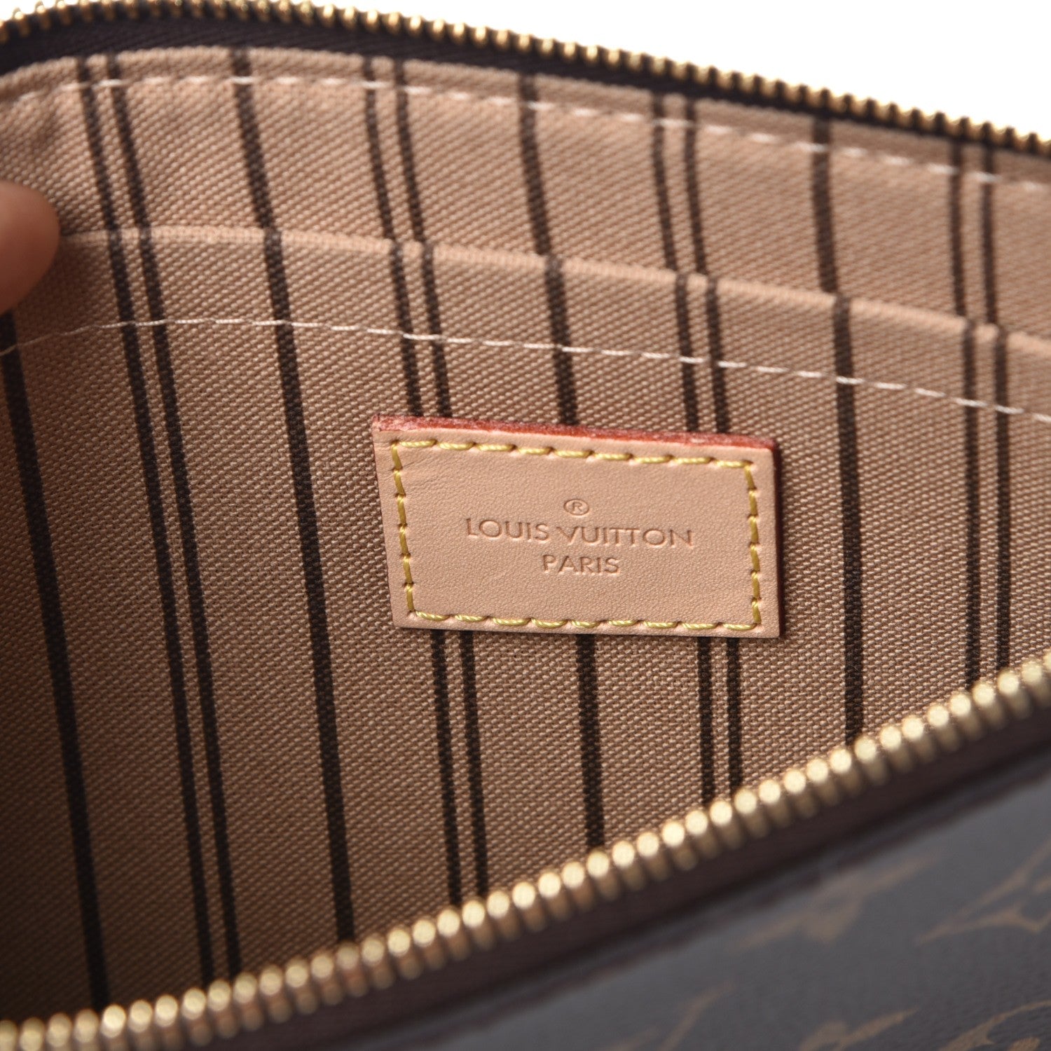Louis Vuitton Monogram Neverfull MM GM Pochette 6 of 8