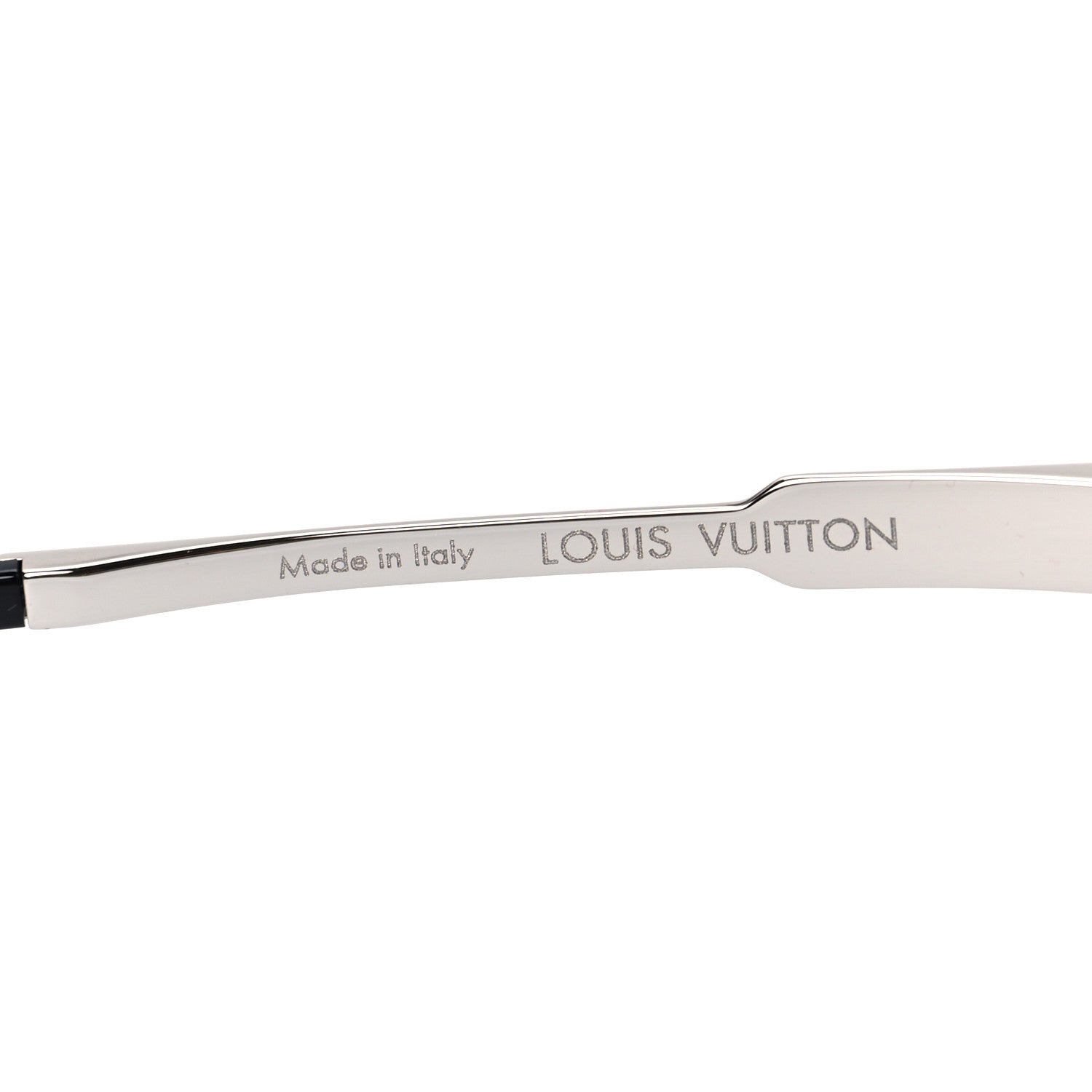 Louis Vuitton Metal Crystal Cyclone Sunglasses Z1701U Silver 6 of 8