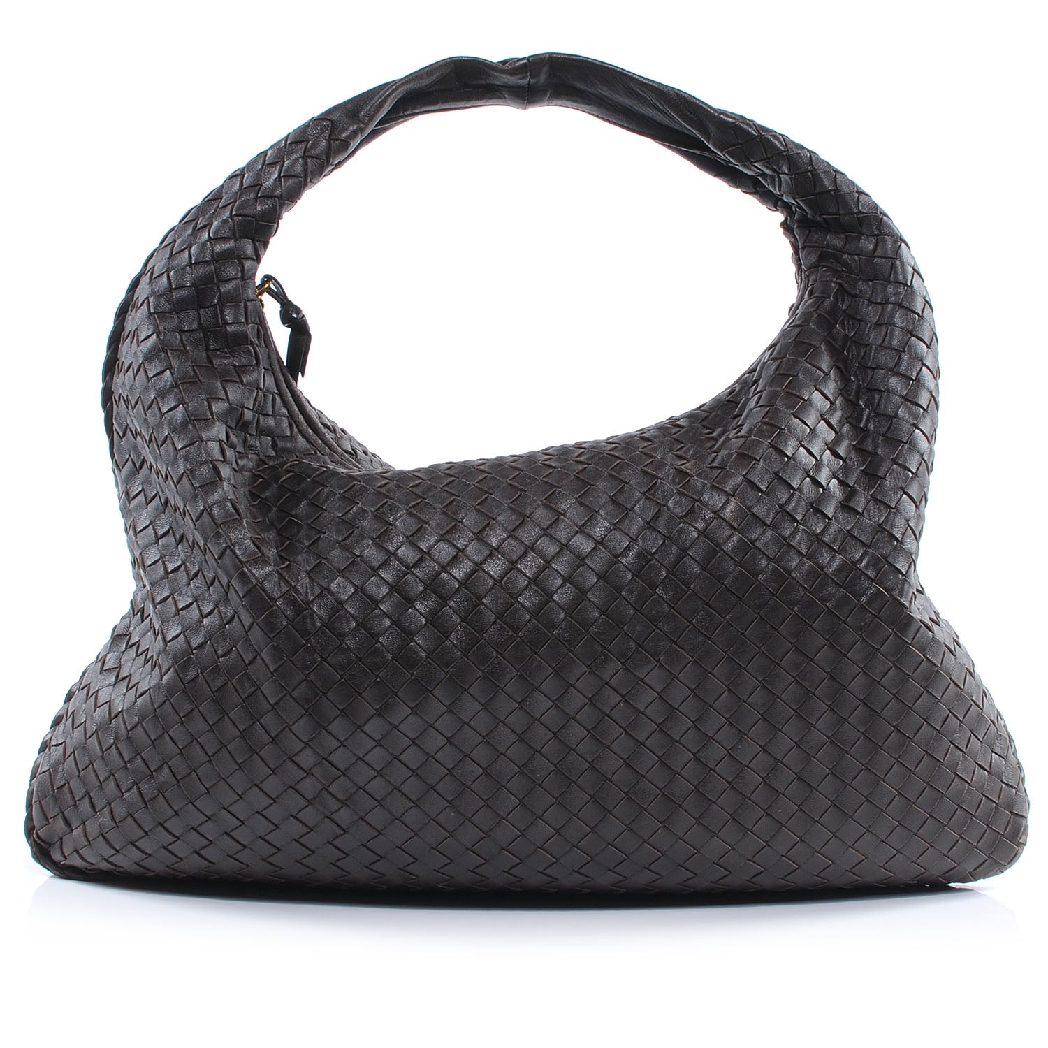 Bottega Veneta Nappa Intrecciato Large Veneta Hobo Ebano 1 of 8