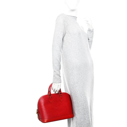 Louis Vuitton Epi Alma PM Coquelicot 2 of 10