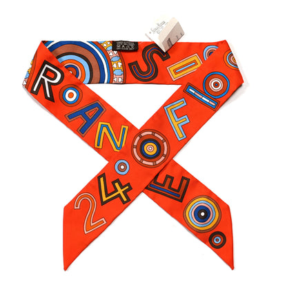 Hermes Silk Tohu Bohu Twilly 1 of 3
