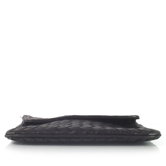 Bottega Veneta Vintage Woven Clutch Bag Nero 5 of 9