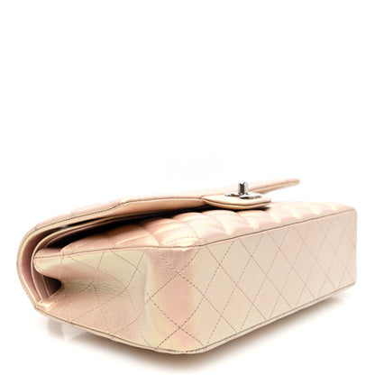 Chanel Iridescent Calfskin Quilted Medium Double Flap Pink 4 of 10