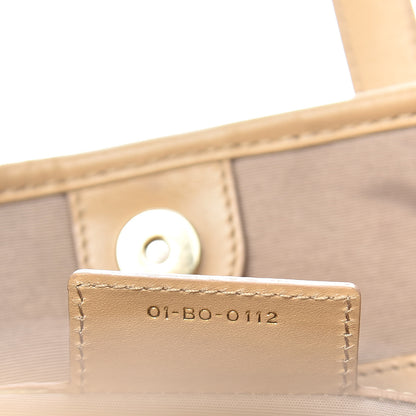 Christian Dior Coated Canvas Cannage Mini Panarea Tote Beige 7 of 11
