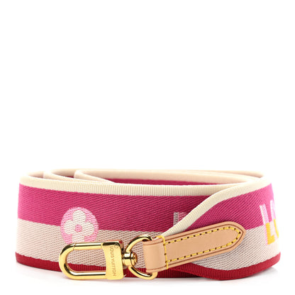 Louis Vuitton Jacquard Speedy Bandouliere 20 Shoulder Strap Fuchsia 1 of 3